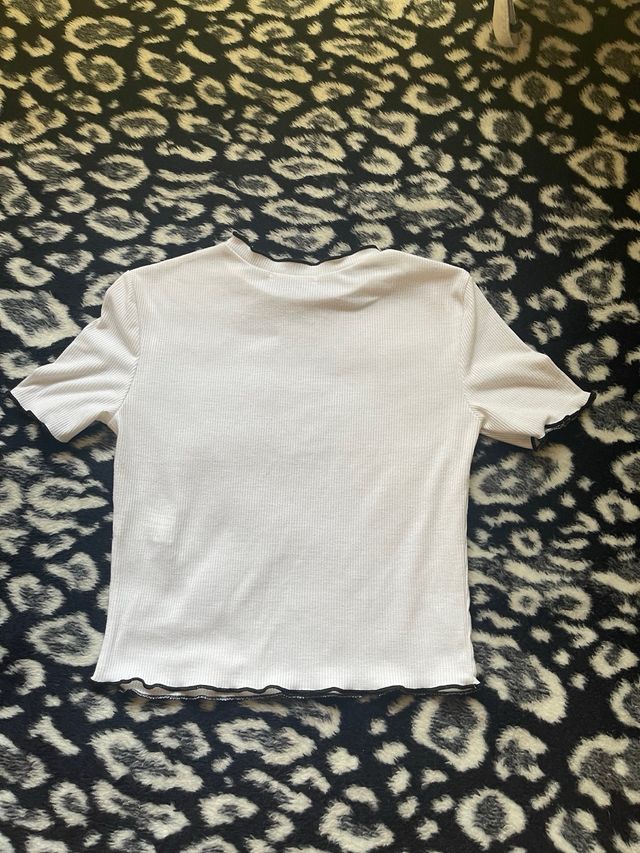 Top bianco Zara Trafaluc - Taglia S