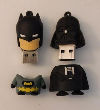 Pendrives USB Batman & Darth Vader SE ENVIA
