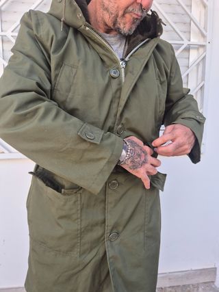 Gabardina US Army talla L deadstock