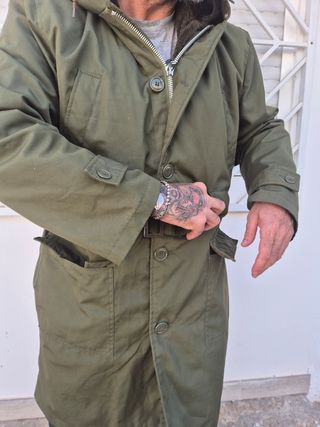 Gabardina US Army talla L deadstock