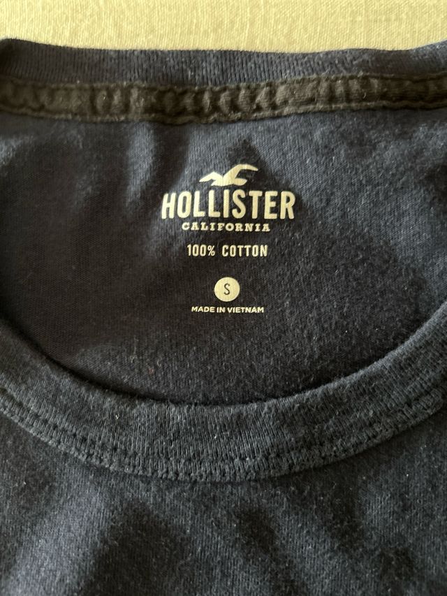 Camiseta Hollister S - Azul