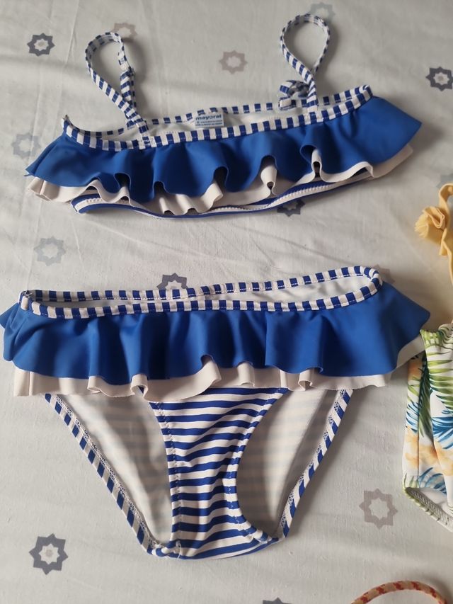 Bañador y bikini  niña 8 años