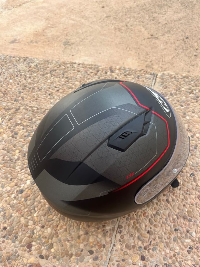 Casco moto HJC negro