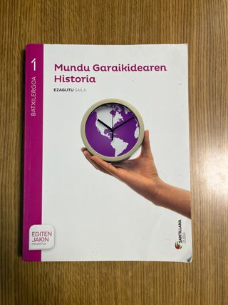 Mundu Garaikidearen Historia, 1 Batxilergoa