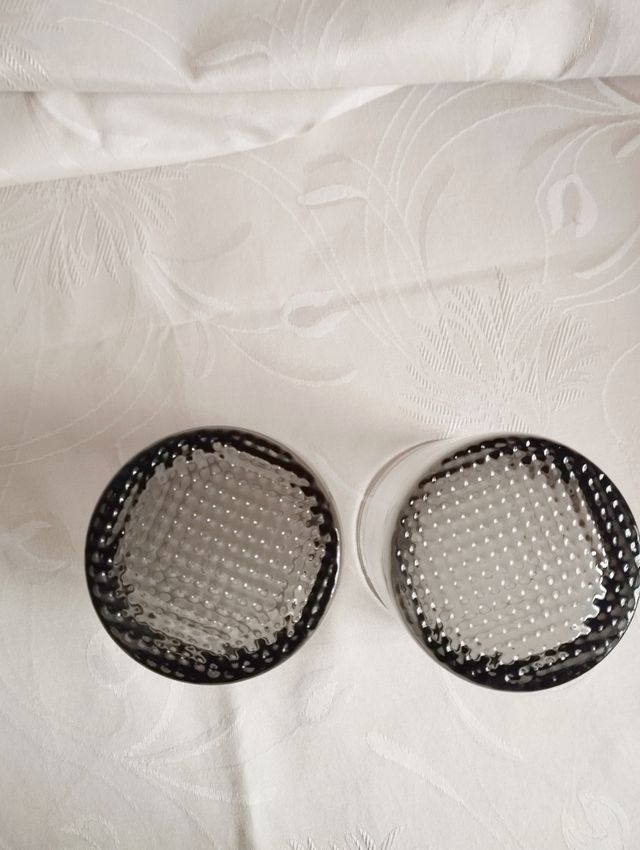 Jarra de whisky 100 Pipers y 2 vasos vintage