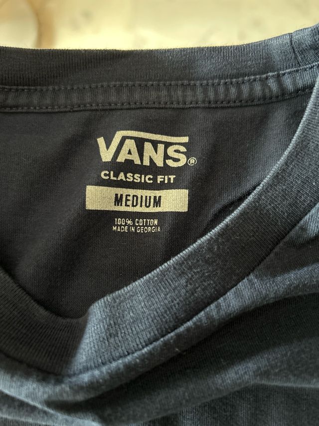 Camiseta Vans M - Azul