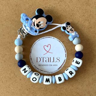 Chupetero personalizado Mickey
