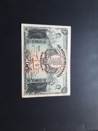 BILLETE DE 50 PESETAS DE 1907 SIN SERIE  ALEGORIAS