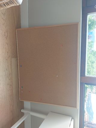 Pizarra corcho grande marrón de 1 metro x 80 cm