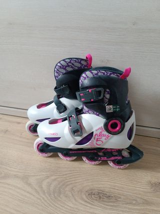 Patines en línea Play 5 niña 34-36 Decathlon.