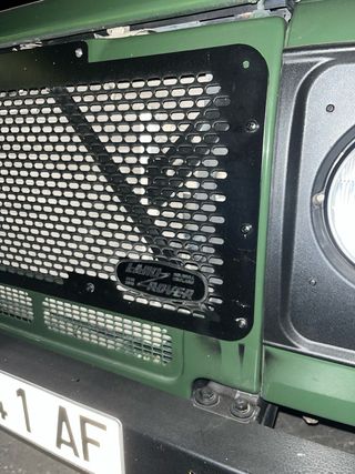 Emblema Land Rover - Aluminio