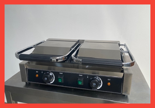 Piastra panini doppia professionale NUOVA 230V