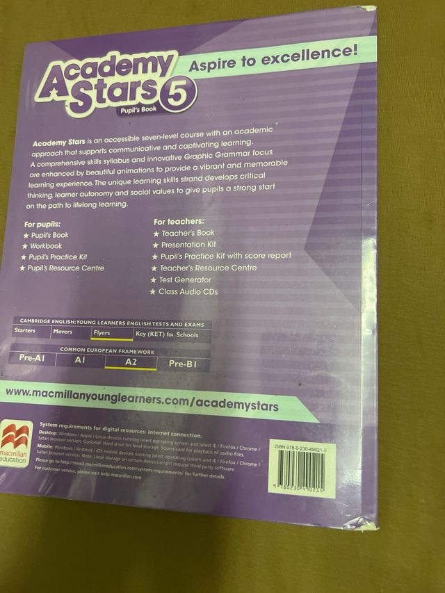 libro de Academy Stars Level 5 Pupil's Book Pack