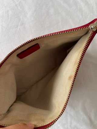 Bolso de mano neceser Bimba y Lola rojo