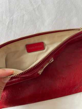 Bolso de mano neceser Bimba y Lola rojo