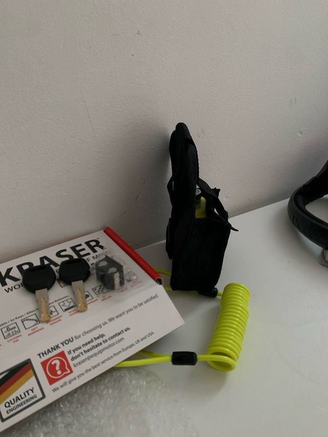 Alarma Disco Kraser WA6Y - Candado Moto