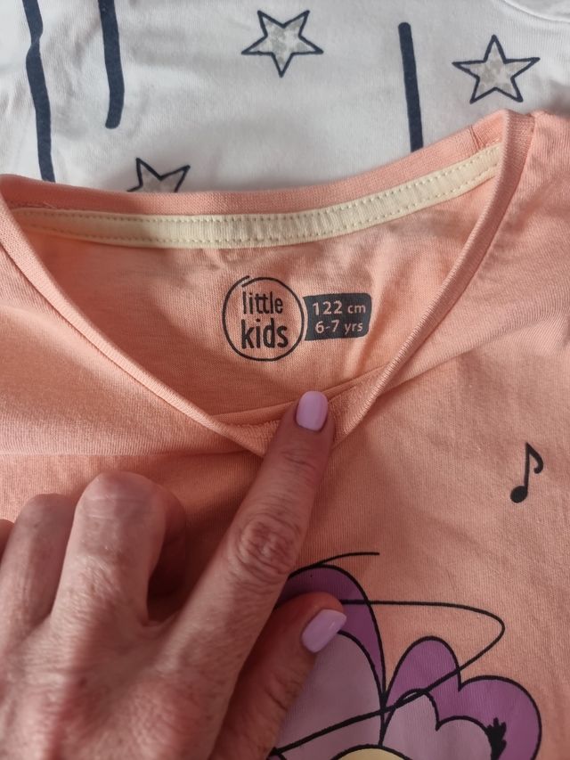 6 Camisetas Niña 6-7 años.