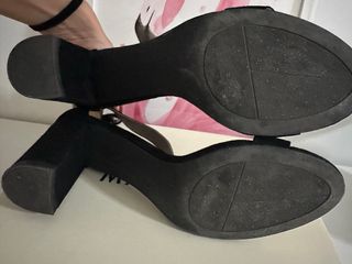 Sandalias MARYPAZ negras, talla 41,una sola puesta