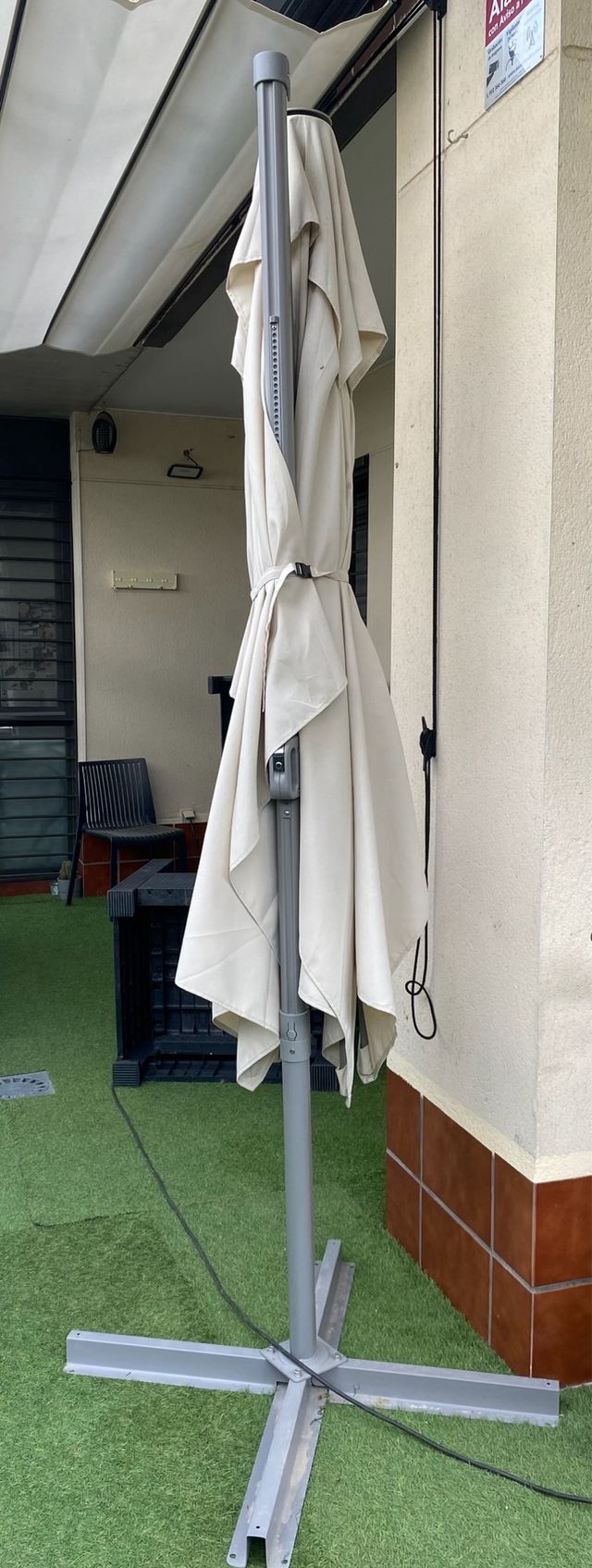 Sombrilla IKEA SVALÓN/IGGÖN 300x200cm