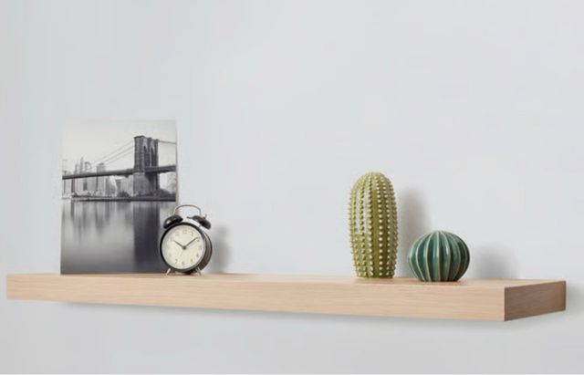 Estanteria pared - Madera - Beige 2 Unidades