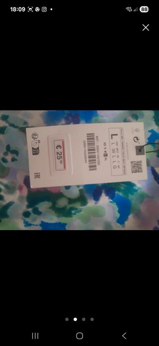 Falda pantalón Zara multicolor