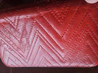 Cartera Piel Roja