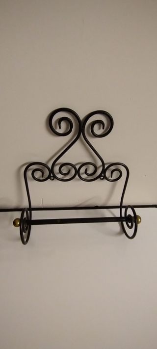 Porta rotolo cucina - ferro battuto