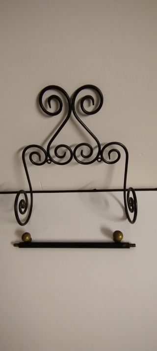 Porta rotolo cucina - ferro battuto