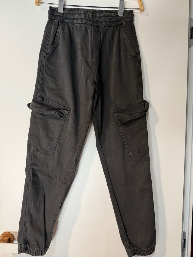 Pantalones cargo Zara - Gris oscuro