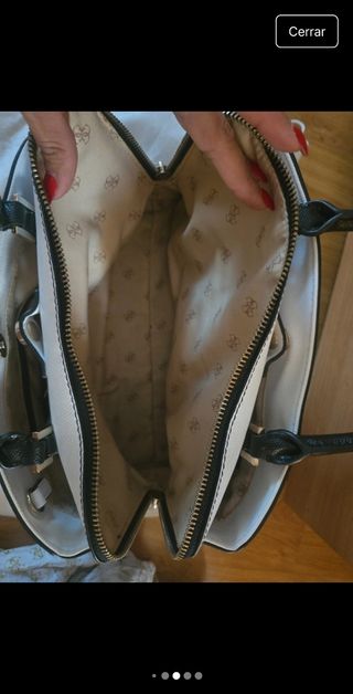 Bolso Guess Azul y Blanco