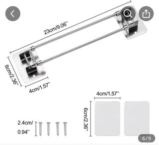 Soporte nevera / ducha - autocaravana