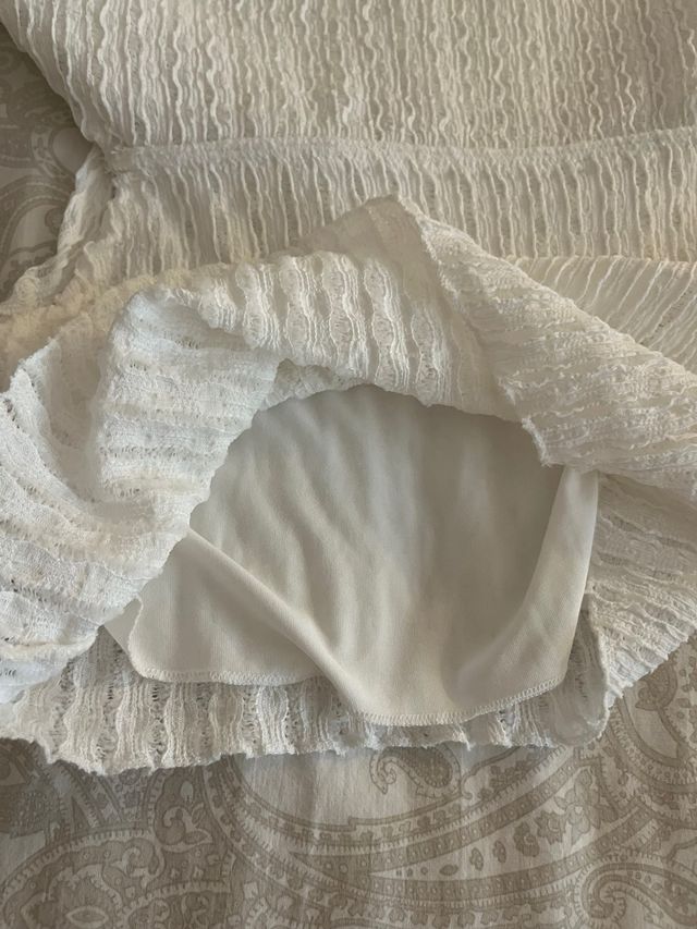 Top blanco - Escote barco