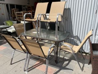 MESA DE TERRAZA + 6 SILLAS NUEVA!! ENTREGAMOS!!