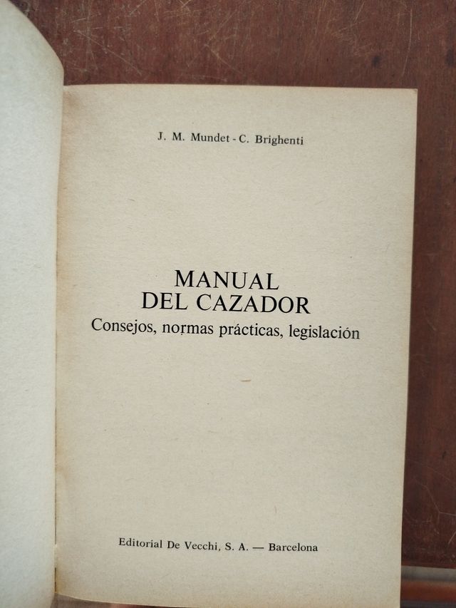 Manual del cazador