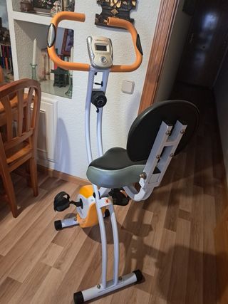 Bicicleta estática plegable