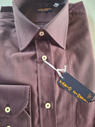Camicia Uomo Fabio Zinetti Marrone