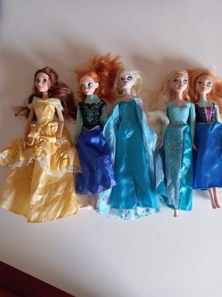 Muñecas Disney Frozen - Anna y Elsa. Bella 