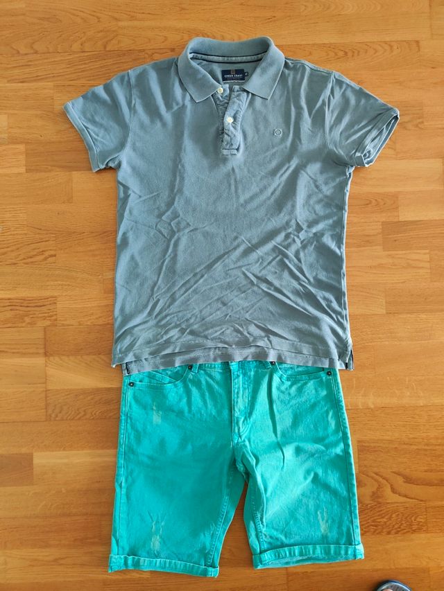 Polo Green Coast M - gris 