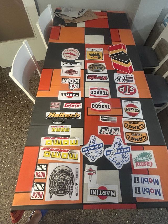 Lote de pegatinas vintag