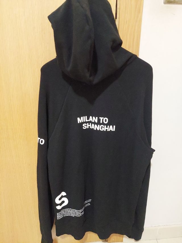 Felpa nera NYC-Tokio