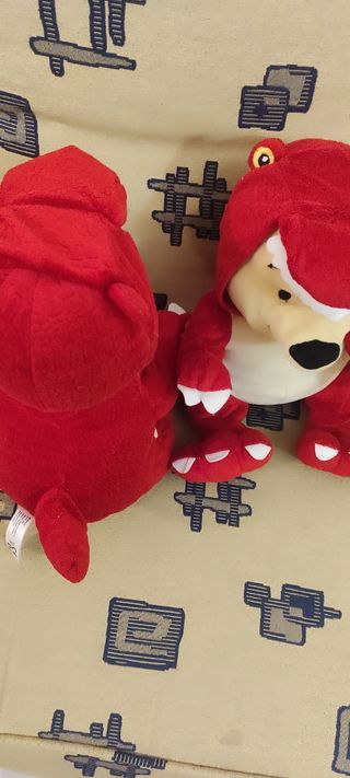 2 Peluche Rosso Winnie 