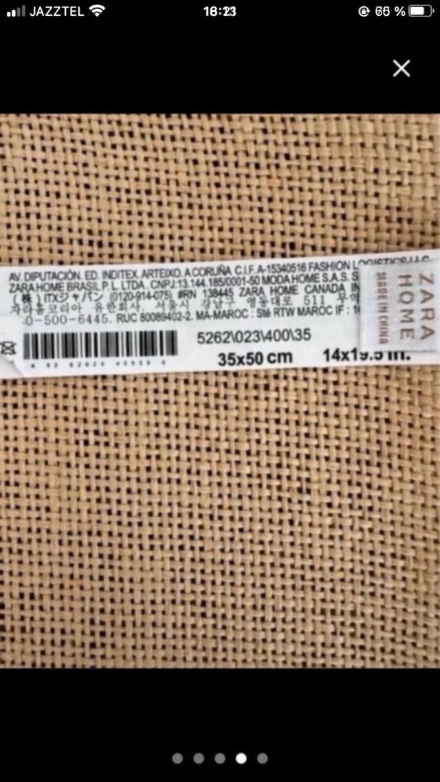 Manteles Zara Home  4 unidades