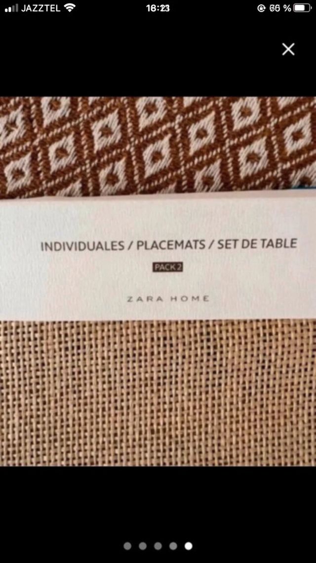 Manteles Zara Home  4 unidades