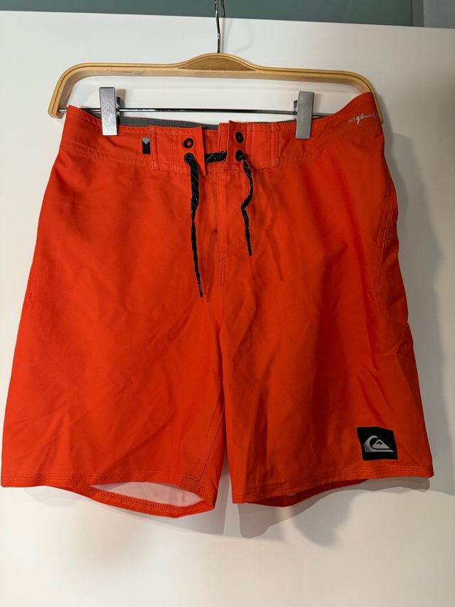 Bañador Quicksilver naranja niño