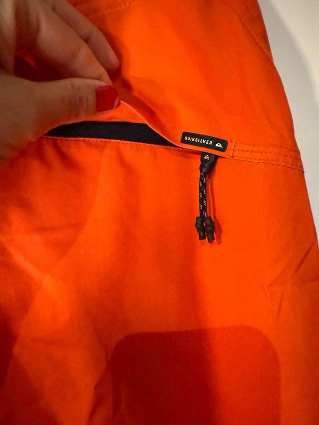 Bañador Quicksilver naranja niño