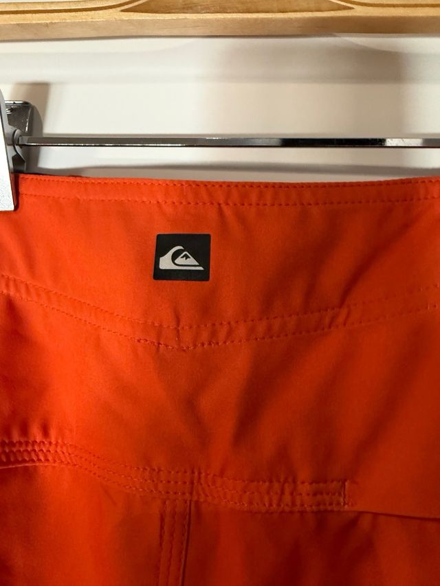 Bañador Quicksilver naranja niño