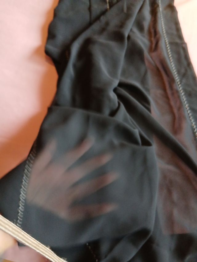 Chal negro ceremonia-elegante