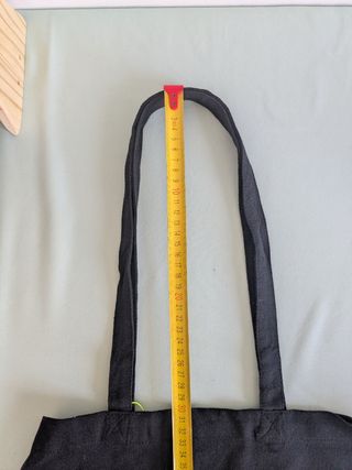 49 Uds Totebag/ Bolsa de tela negra lisa