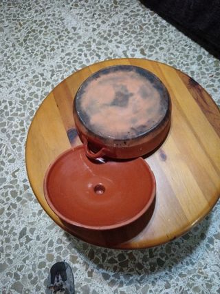 Cacuela barro tapa - Terracota 28 cm