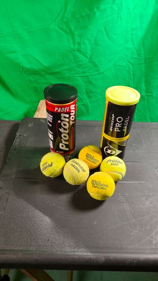 Lote kits de pádel y bolas de padel